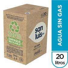 Agua SAN LUIS Caja 20 LT. Descartable